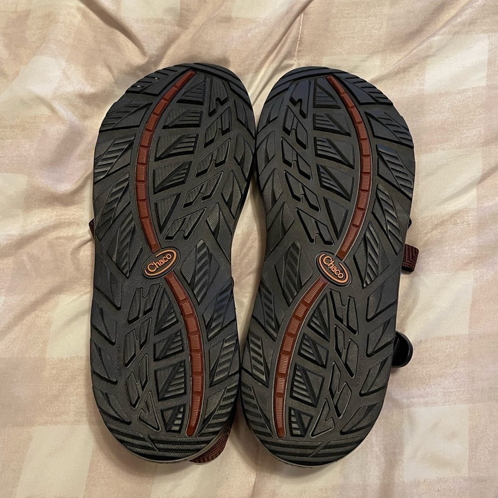 Chaco Men's Sandals in Black and Red - Picture 6 of 6